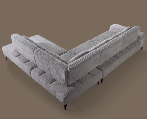 Canapé d'angle élégant en L de luxe Salon paysage de vie Canapés Sofas