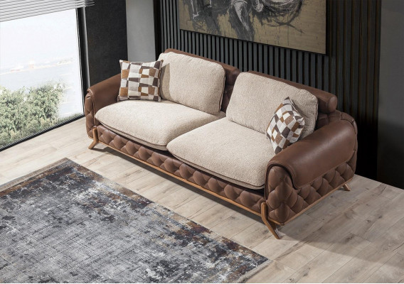 Stylisches 3-Sitzer-Sofa Designer Wohnzimmer Couch exklusiv r Dreisitzer