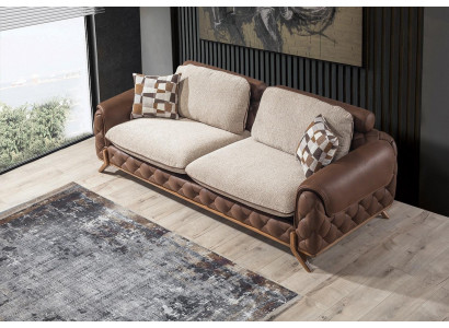 Stylisches 3-Sitzer-Sofa Designer Wohnzimmer Couch exklusiv r Dreisitzer