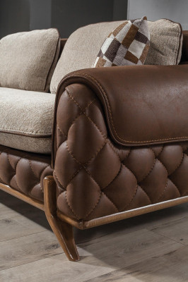 Stylisches 3-Sitzer-Sofa Designer Wohnzimmer Couch exklusiv r Dreisitzer