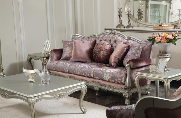 Canapé 3 places Violet Salon Design Classique Meubles Canapés Luxe Neufs