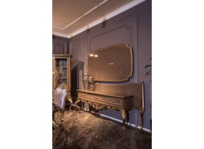 Luxueuses consoles avec miroir Luxueux buffet Commode Console