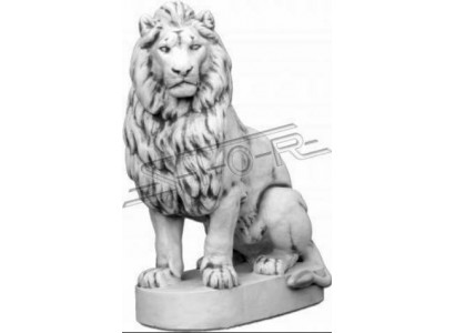 xxl lion 135cm sculpture de jardin statue statues sculptures figures