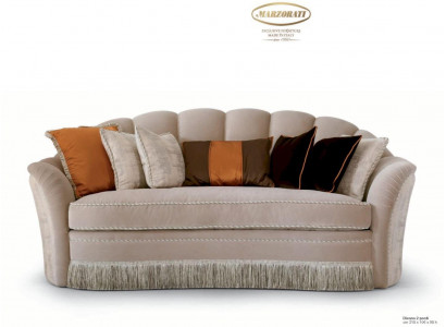 Canapé deux places Canapé deux places Salon de luxe Tissu Gris Polyester