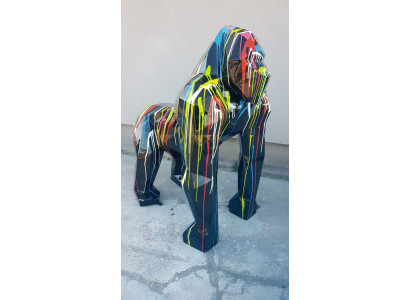 Designer Gorille Figurine Statue Figures Statues Décoration Moderne Décoration Jardin nouveau