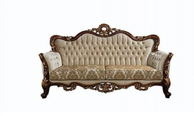 Chesterfield ensemble de canapé ensemble de canapé avec table basse tissu de canapé 5 pièces.