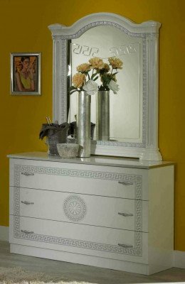 Chambre Ensemble de meubles italiens moderne de luxe de 6 pièces. Lit Lits Armoire neuf