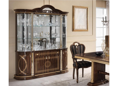 Vitrine d'exposition de meubles italiens Gigantesque Armoires vitrées Vitrines de salle d'exposition Conception Salon