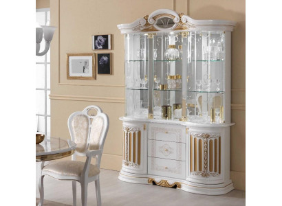 Meubles de luxe italiens xxl Vitrine Armoire commode Armoire en verre Armoire de designer neuve
