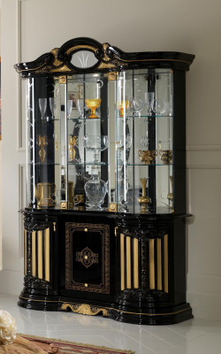 Vitrine Armoire en verre Salon Vitrine Vitrines armoire XXL Mobilier neuf