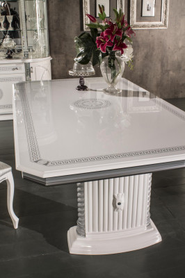 Table à manger Table Salle à manger Salon Bois Design Tables Mobilier Italien neuf