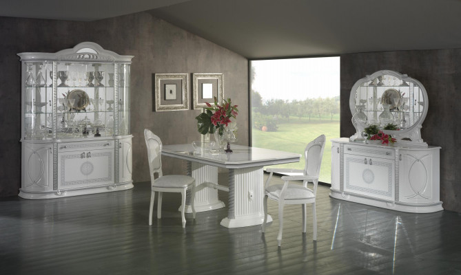 Table à manger Table Salle à manger Salon Bois Design Tables Mobilier Italien neuf