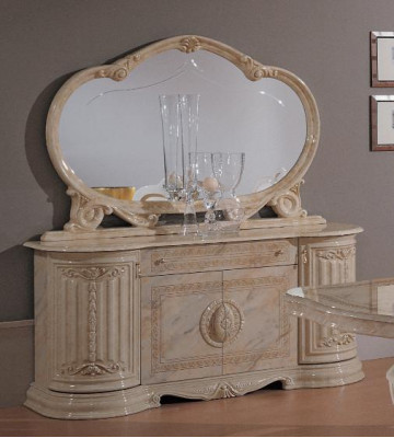 Commode Buffets Bahut Miroir Meubles Italiens 2 pcs. Ensemble neuf