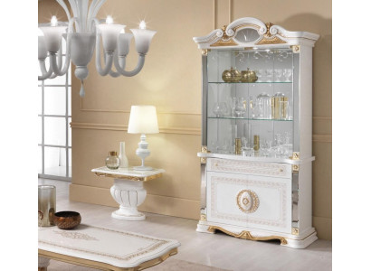 Vitrine Italienne de meubles de luxe présentoirs armoires commode armoire en verre design.