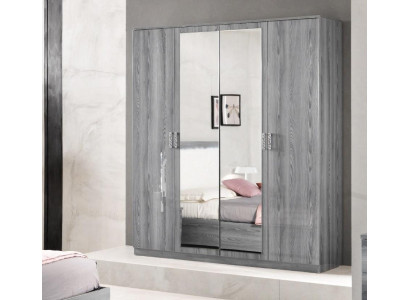 Armoires Armoire Murale 4 Portes Mobilier en Bois Chambre à Coucher nouveau