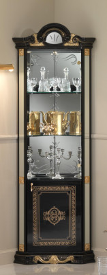 Vitrine classique Armoire de salle d'exposition Vitrine de salon Vitrine Vitrines Italie Meubles neufs