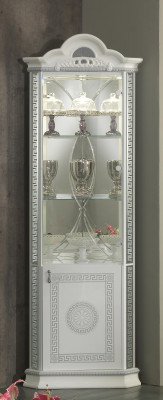 Vitrine d'angle de luxe Vitrine Armoires Armoires en bois de style italien