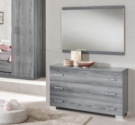 Commode Miroir Design Meuble Console Bois Armoire Portemanteau Buffet Buffet