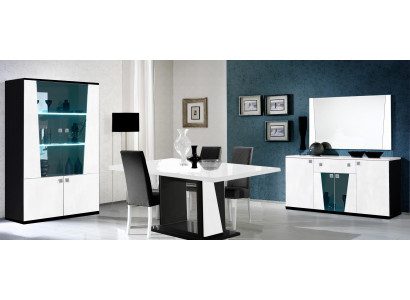 Meubles de luxe Chaise Chaises Groupe Suite Salle à manger Table à manger Ensemble de 8 pièces Table nouvelle