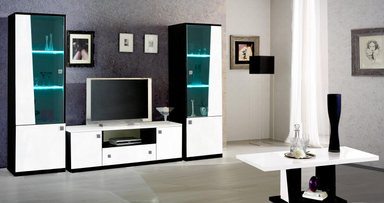 Élégante vitrine moderne pour salon vitrine de style armoire vitrine vitrine en verre pour salon nouveau