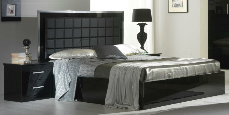 Boxspring-Bett Design, gepolstertes Bett, Betten, Hotelbett, italienische Möbel