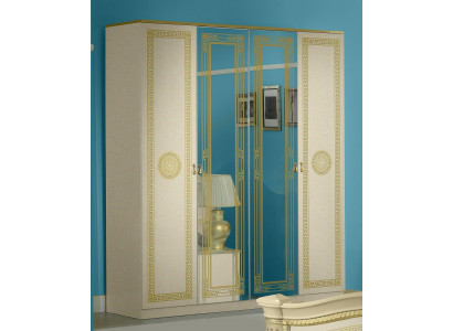 Armoire de vêtements Designer à haute brillance Armoires à vêtements Mobilier Meubles de vie Bois neuf