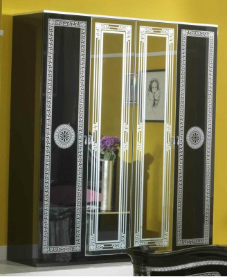 Classique r Garde-robe Walk-in Garde-robe Portemanteau Armoires Bois Baroque Neuf