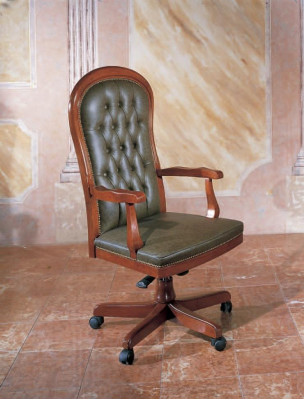 Chaise Chaise de direction Mobilier de bureau Chaise de bureau Chaise pivotante Fauteuil Style Elisa