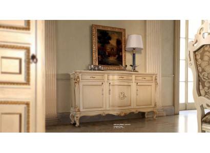Enfilade Commode Armoires Commodes Bois Salon Mobilier Armoire Luxe Beige