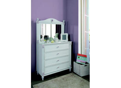 Chambre d'enfants Commode moderne avec miroir avec tiroirs Mobilier de designer Room