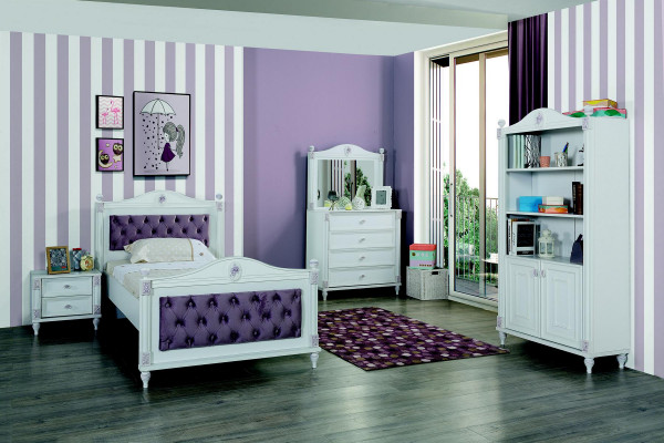 Chambre d'enfants Commode moderne avec miroir avec tiroirs Mobilier de designer Room