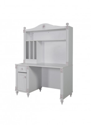 Bureau Jeunesse Chambre Enfant Bois Meubles Design Table Blanche Maison de Campagne