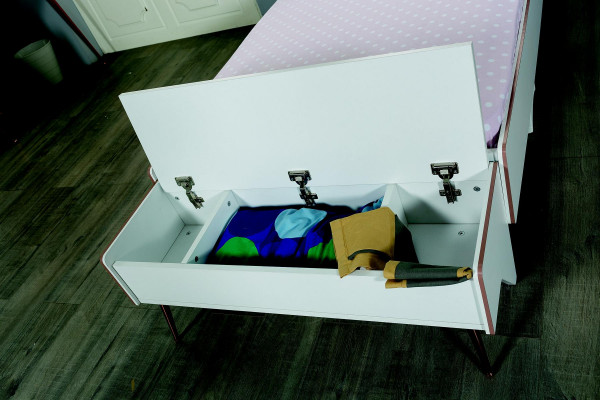 Conception Lits Lit d'enfant Lit de jeunesse Lit d'enfant Mobilier Bois Blanc