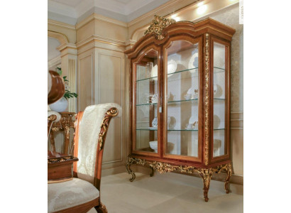 Vitrine Armoires Vitrines Bois Luxe Vitrine Meubles Baroque en Verre