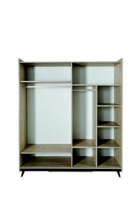 Conception de l'armoire de chambre à coucher pour la jeunesse Armoires de vêtements Mobilier bleu neuf