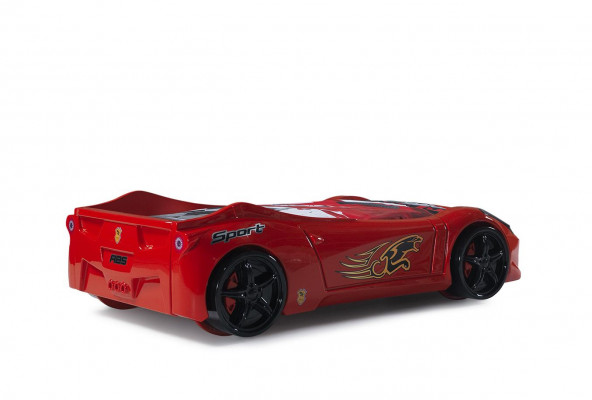 Chambre d'enfants Lit Lit d'enfant Design Voiture de course Lit de voiture avec matelas