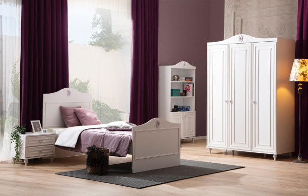 Armoire Designer Armoire Bois Noble Luxe Chambre Enfant 140cm