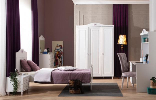 Armoire Designer Armoire Bois Noble Luxe Chambre Enfant 140cm