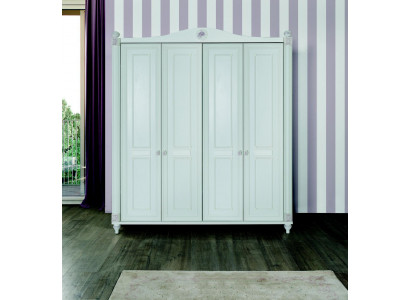 Chambre d'enfants Armoires Armoire Blanc Design Armoires à vêtements Garde-robe