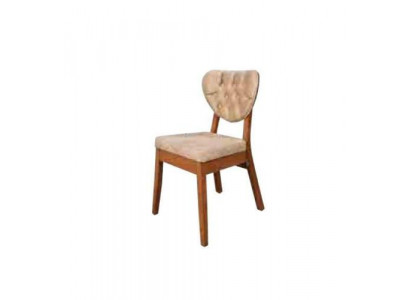 Chaise beige en bois Chaise Chesterfield Chaises design rembourrées Mobilier de sièges luxueux