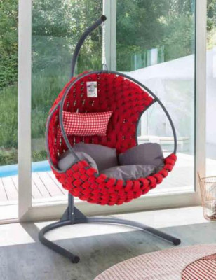 Chaise de jardin à bascule fauteuil suspendu panier suspendu balançoire suspendue chaise suspendue chaise hamac