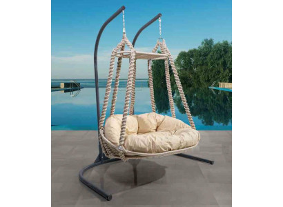 Panier suspendu, balançoire, chaise de jardin suspendue, chaise suspendue, fauteuil suspendu