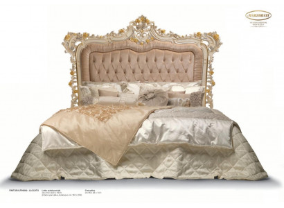 Lit double Chesterfield de luxe Cadre de lit Chambre beige
