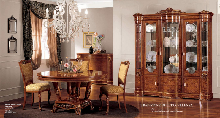 Vitrines Vitrines Marron Grandes Vitrines Armoire de Luxe Bois Salle à Manger