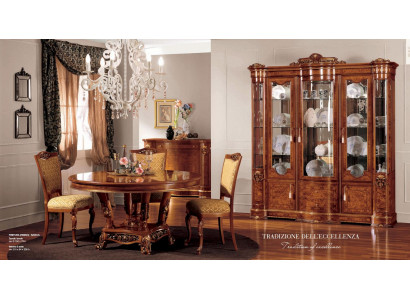 Vitrines Vitrines Marron Grandes Vitrines Armoire de Luxe Bois Salle à Manger