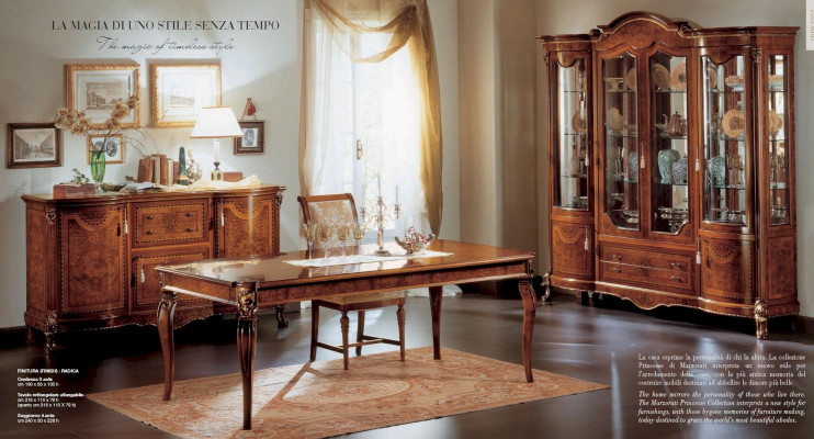 Vitrines d'exposition Luxe Marron Grandes Armoires Vitrines Armoire en bois Salon