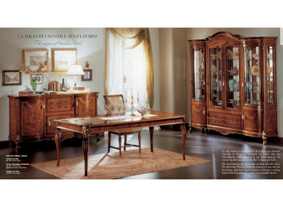 Vitrines d'exposition Luxe Marron Grandes Armoires Vitrines Armoire en bois Salon