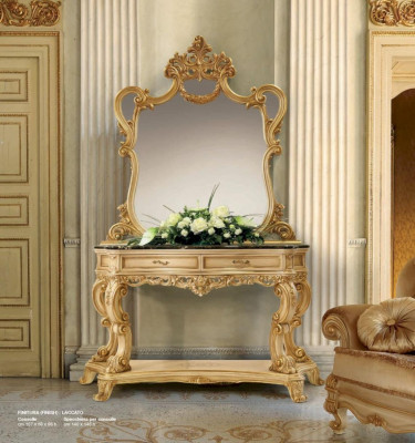 Suite Coiffeuse Miroir Console ensemble Beige Chambre