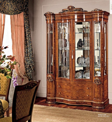 Vitrine Armoires Marron Vitrines Armoires Luxe Armoire Bois Salon Baroque