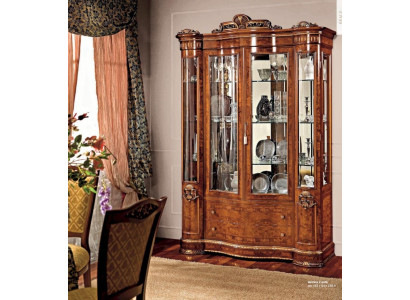Vitrine Armoires Marron Vitrines Armoires Luxe Armoire Bois Salon Baroque